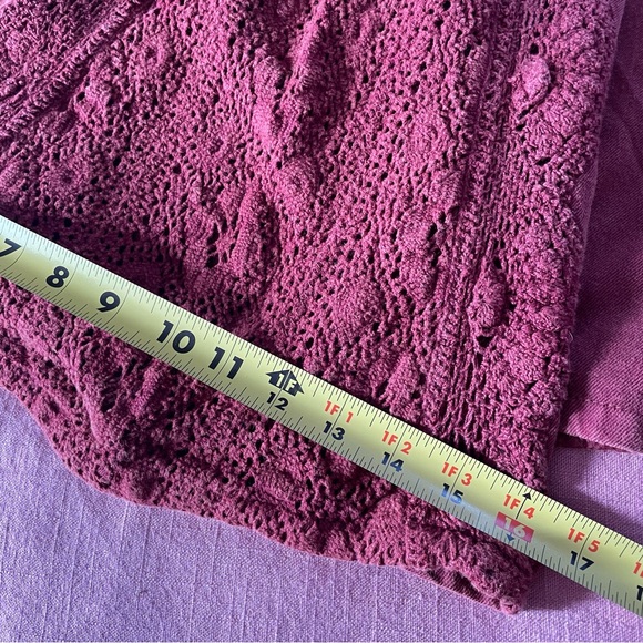 NWT Free People Neptunes Net Crochet Flare Pants sz 12 - Picture 12 of 14